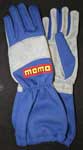 Momo Driving Gloves R422 Blue Grey