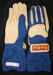 Momo Driving Glove R428 Blue Natural