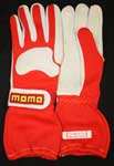 Momo Driving Glove R428 Red White