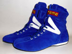 Momo RSH02 Blue Hi Top Nomex Driving shoes from Upgrade Motoring