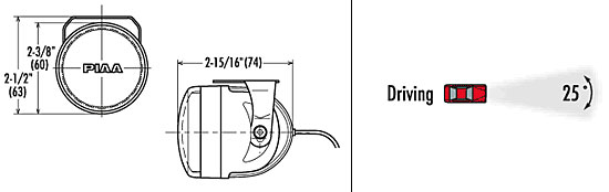 Piaa 004XT Xtreme White Series Lamp Kit Dimensions from Upgrade Motoring