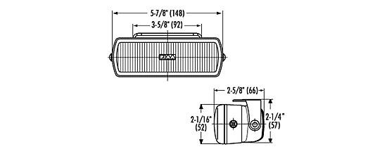 Piaa 1500 Clear Back Up Lamp Kit Dimensions from Upgrade Motoring 