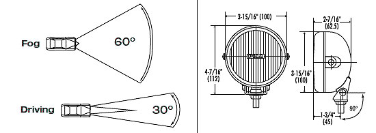 Piaa 510 Series Lamp Kit Dimensions from Upgrade Motoring