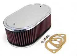 K&N 56-1360 Air Filter Assembly for Mikuni, Mikuni Solex Carburetors from UpgradeMotoring!