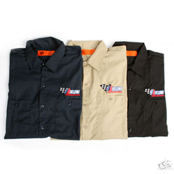 Mikuni Performance Carburetors Embroidered Button Down Shirt on Sale at MikuniParts.com! 