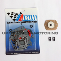 Genuine Mikuni 44 PHH Performance Carburetor Gaskets Rebuild Kit Package Z70-1044 with Pump Diaphragm and Figure Eight O-rings on Sale at UpgradeMotoring.com!