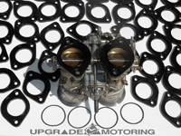 Insulators for Mikuni PHH Carburetors - Available in Black or White - On Sale at UpgradeMotoring.com! 