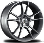 Five AD S5F Spec Silver wheels available at UpgradeMotoring.com