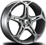 Five AD X5F Silver wheels from UpgradeMotoring.com