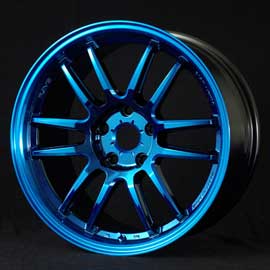 Gram Lights 57Ultimate DC Spec RBC Blue Clear wheels from UpgradeMotoring.com 