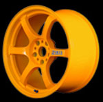 Gram Lights 57D Luminous Orange wheels from Upgrade Motoring