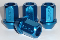 Ligier Competition Open End Blue Aluminum Lug Nuts from Upgrade Motoring