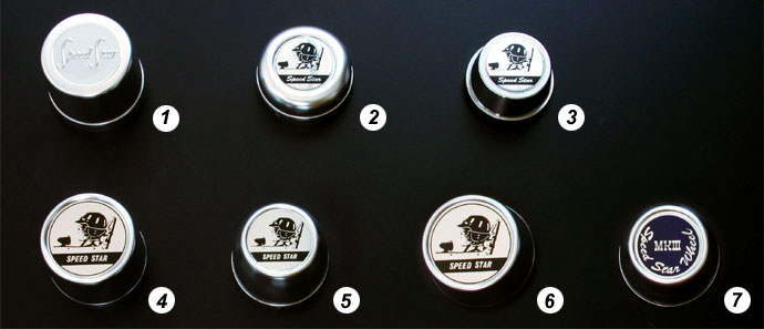 SSR MK-I, SSR MK-II and SSR MK-III center caps from www.UpgradeMotoring.com