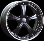 SSR Vienna Courage Black wheels from Upgrade Motoring