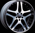 SSR Vienna Rossetti black polish wheels from Upgrade Motoring