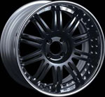 SSR Professor VF1R Black wheels from Upgrade Motoring 