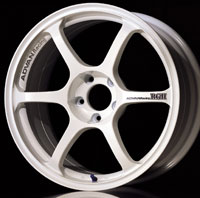 Yokohama Advan Racing RGII White wheels from www.UpgradeMotoring.com