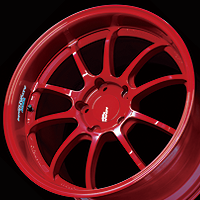 ADVAN Racing RZ-DF Racing Red for Porsche from UpgradeMotoring.com