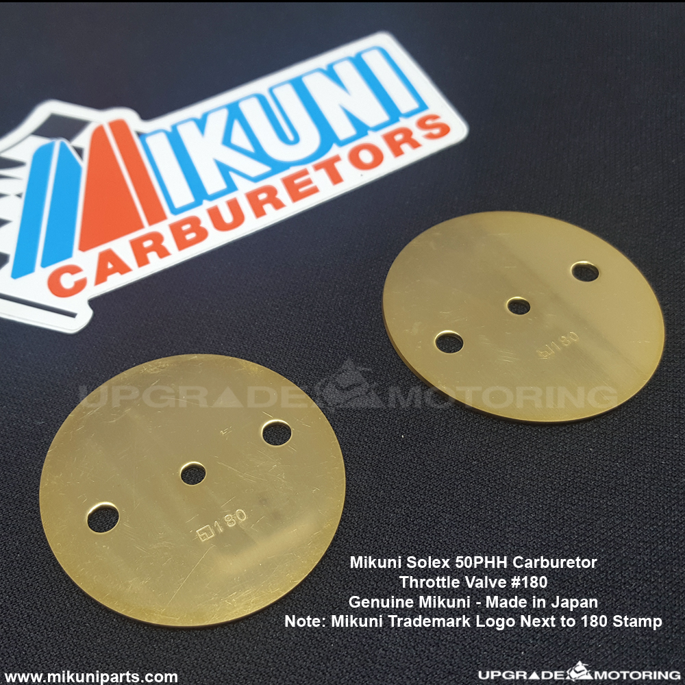 Mikuni Solex Carburetor Throttle Valveplate 180 50phh Genuine